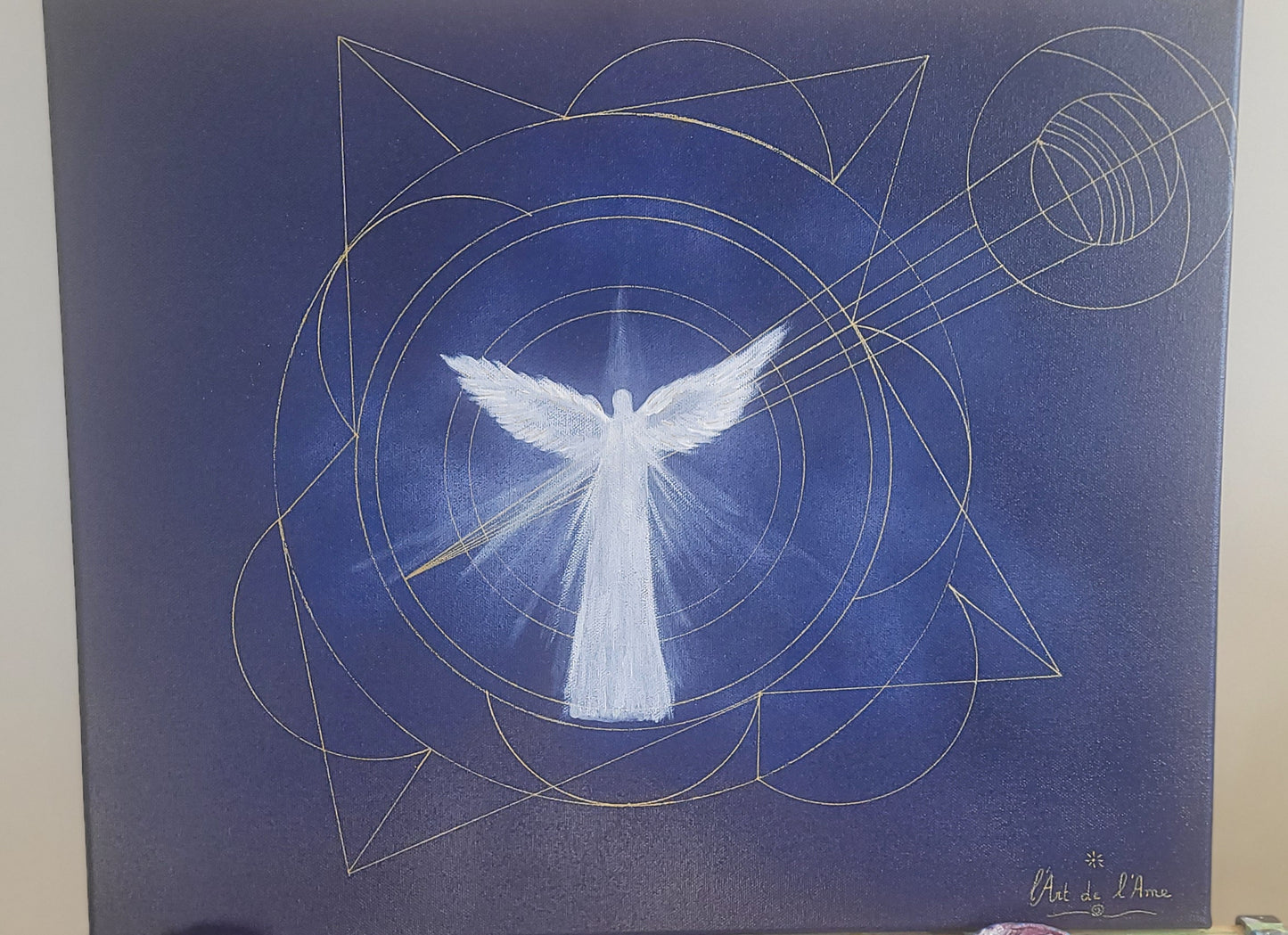 PEINTURE de PROTECTION (Archange Michael)(frais de port compris)