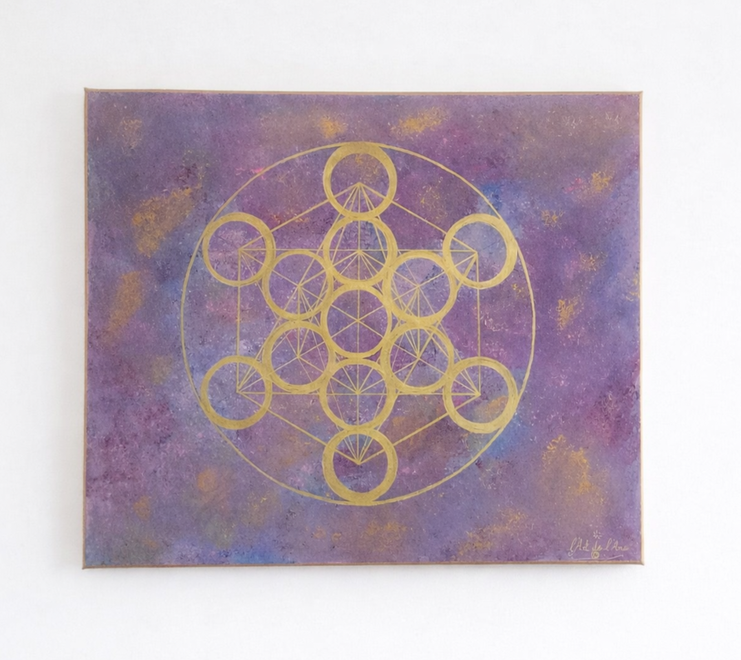 Peinture cube de Métatron