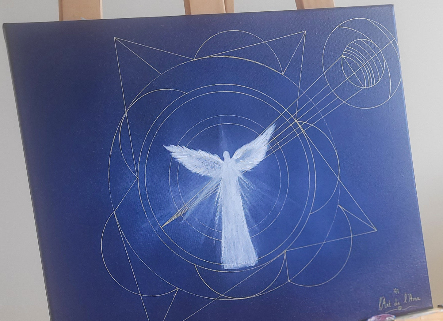 PEINTURE de PROTECTION (Archange Michael)(frais de port compris)