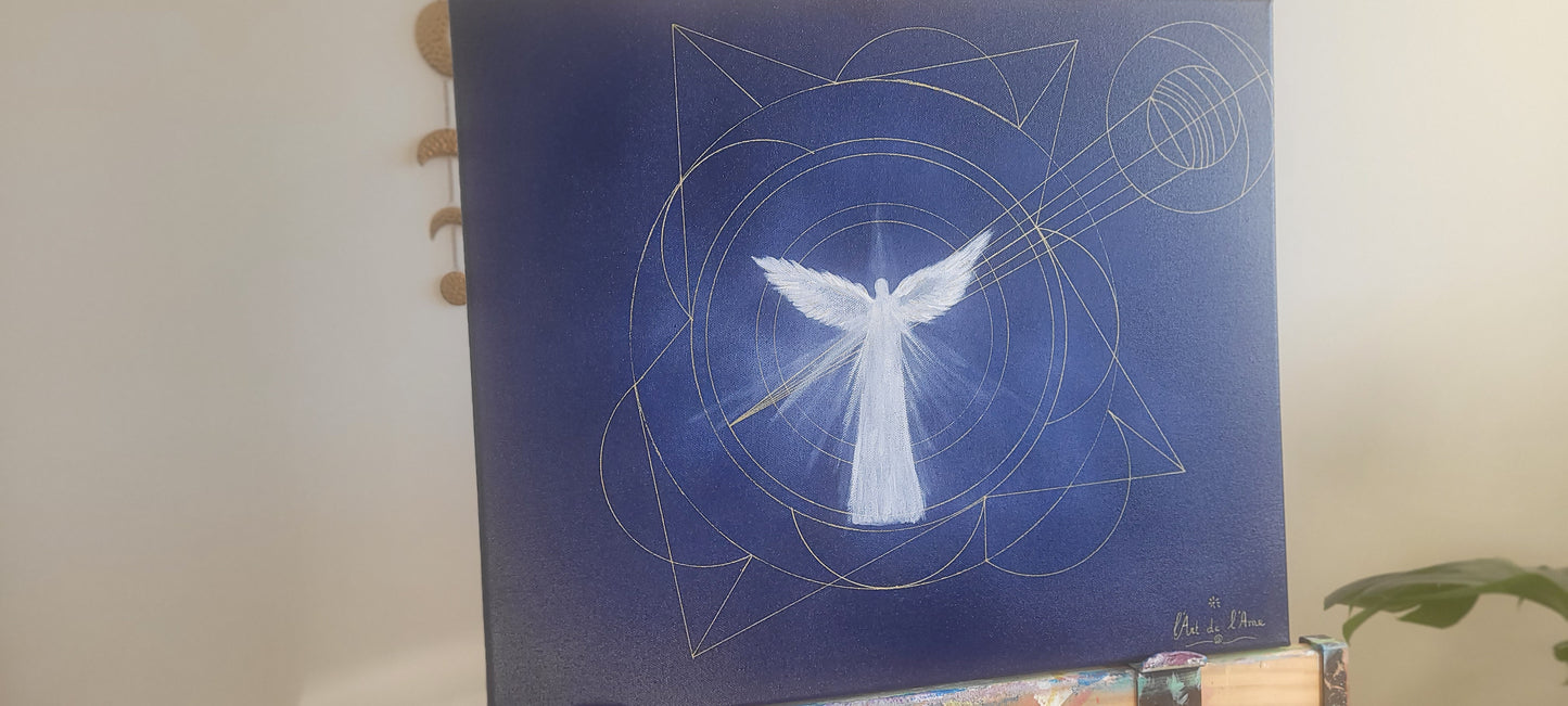PEINTURE de PROTECTION (Archange Michael)(frais de port compris)