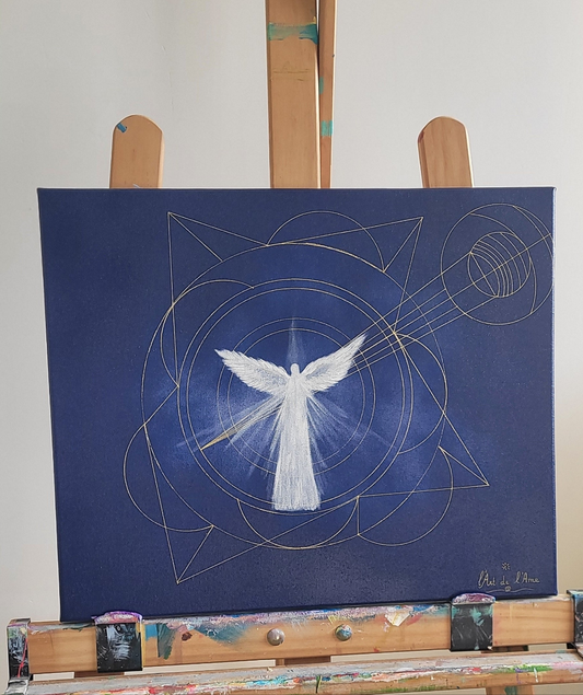 PEINTURE de PROTECTION (Archange Michael)(frais de port compris)